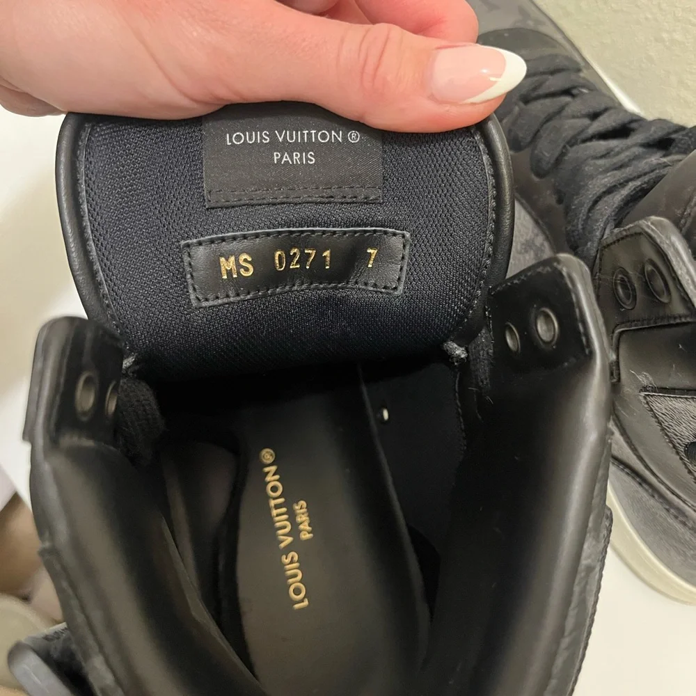 Louis Vuitton Black and Gray Sneakers - Picture 3 of 5